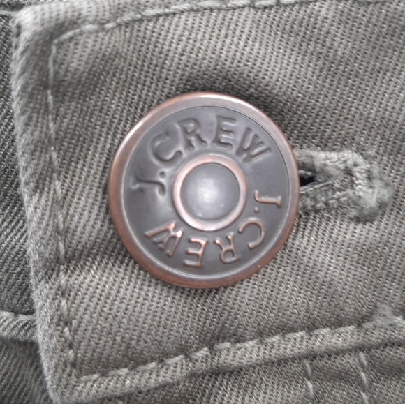 J. Crew Toothpick Ankle Pants Jeans with Tux Stripe sz 26 - Picture 9 of 13